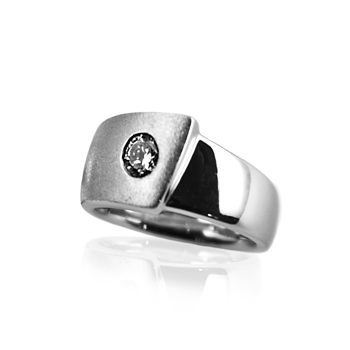 “Harmony 3” Ladies Diamond Ring =.33ct SI-2-G, 14KWG. Item #KRW-D-760.