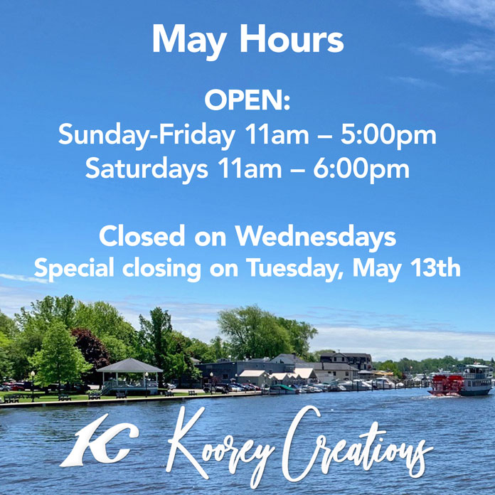 Koorey Creations May Hours